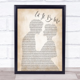 Elvis Presley Let It Be Me Man Lady Bride Groom Wedding Song Lyric Print