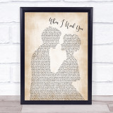 Leo Sayer When I Need You Man Lady Bride Groom Wedding Song Lyric Print