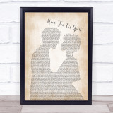 INXS Never Tear Us Apart Man Lady Bride Groom Wedding Song Lyric Print
