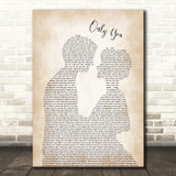 Yazoo Only You Man Lady Bride Groom Wedding Song Lyric Print