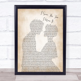 Mayday Parade I Swear This Time I Mean It Song Lyric Man Lady Bride Groom Print