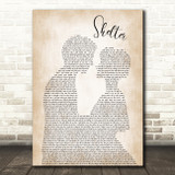 Ray LaMontagne Shelter Song Lyric Man Lady Bride Groom Wedding Print