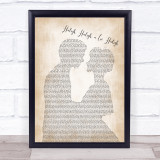 Bright Eyes Haligh, Haligh, a Lie, Haligh Man Lady Bride Groom Wedding Print