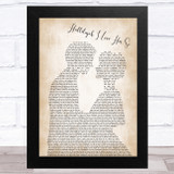 Hugh Laurie Hallelujah I Love Her So Man Lady Bride Groom Wedding Song Lyric Music Art Print