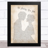 Kenny Chesney You Had Me From Hello Man Lady Bride Groom Wedding Song Lyric Music Art Print