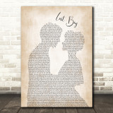 Ruth B Lost Boy Man Lady Bride Groom Wedding Song Lyric Quote Music Print