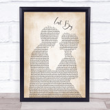 Ruth B Lost Boy Man Lady Bride Groom Wedding Song Lyric Quote Music Print