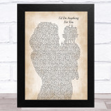 Oliver the Musical I'd Do Anything for You Mother & Baby Song Lyric Music Art Print