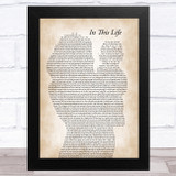 Israel Kamakawiwo'ole In This Life Mother & Baby Song Lyric Music Art Print
