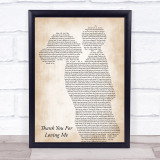 Bon Jovi Thank You For Loving Me Mother & Child Song Lyric Print