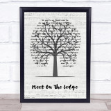 Fairport Convention Meet On The Ledge Music Script Tree Song Lyric Print
