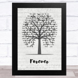 Ben Harper Forever Music Script Tree Song Lyric Music Art Print