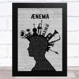 Tool Ænema Musical Instrument Mohawk Song Lyric Music Art Print