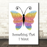 Grace Potter And The Nocturnals from Tangled soundtrack Something That I Want Rainbow Butterfly Song Lyric Music Art Print