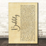 Colbie Caillat Bubbly Rustic Script Song Lyric Print