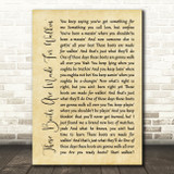 Nancy Sinatra These Boots Are Made For Walkin' Rustic Script Song Lyric Wall Art Print
