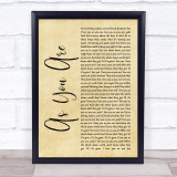 Daughtry As You Are Rustic Script Song Lyric Quote Music Print