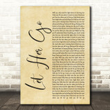 Passenger Let Her Go Rustic Script Song Lyric Quote Music Print