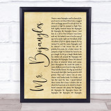Sammy Davis Jr Mr. Bojangles Rustic Script Song Lyric Quote Music Print