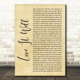 Switchfoot Live It Well Rustic Script Song Lyric Quote Music Print