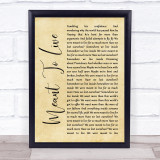 Switchfoot Meant To Live Rustic Script Song Lyric Quote Music Print