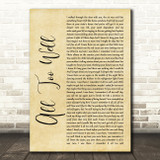 Taylor Swift All Too Well Rustic Script Song Lyric Quote Music Print