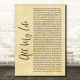 K-Ci & JoJo All My Life Rustic Script Song Lyric Quote Print