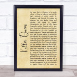 Queen Killer Queen Rustic Script Song Lyric Quote Print