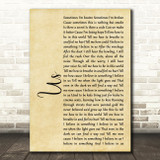 James Bay Us Rustic Script Song Lyric Print