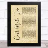 Greensky Bluegrass Can't Make Time Rustic Script Song Lyric Music Art Print