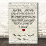 Ocean Colour Scene The Day We Caught The Train Script Heart Song Lyric Print