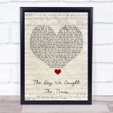 Ocean Colour Scene The Day We Caught The Train Script Heart Song Lyric Print