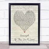 Sophie Ellis-Bextor Groovejet (If This Ain't Love) Script Heart Song Lyric Print