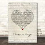 Charlie Puth feat. Meghan Trainor Marvin Gaye Script Heart Song Lyric Print