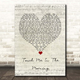 Diana Ross Touch Me In The Morning Script Heart Song Lyric Print