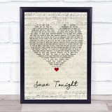 Eagle-Eye Cherry Save Tonight Script Heart Song Lyric Print