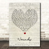 Empire Cast Wounds Script Heart Song Lyric Print