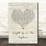 Anita Baker Caught Up In The Rapture Script Heart Song Lyric Print