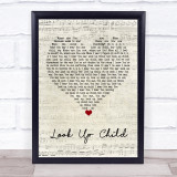 Lauren Daigle Look Up Child Script Heart Song Lyric Print