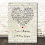Rita Ora I Will Never Let You Down Script Heart Song Lyric Wall Art Print