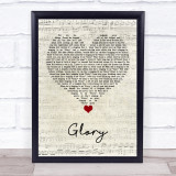 Dermot Kennedy Glory Script Heart Song Lyric Quote Music Print