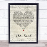 Frank Turner The Road Script Heart Song Lyric Quote Music Print