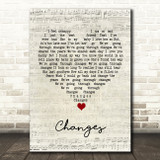 Kelly Osbourne Changes Script Heart Song Lyric Quote Music Print