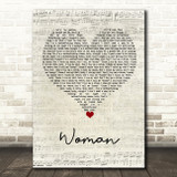 Kesha Woman Script Heart Song Lyric Quote Music Print