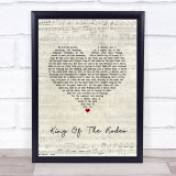Kings Of Leon King Of The Rodeo Script Heart Song Lyric Quote Music Print