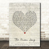 Marvin Gaye The Onion Song Script Heart Song Lyric Quote Music Print