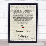 OPM Heaven Is a Halfpipe Script Heart Song Lyric Quote Music Print