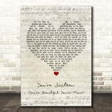 Ringo Starr You're Sixteen (You're Beautiful You're Mine) Script Heart Song Lyric Quote Music Print