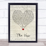 Ruth-Anne Cunningham The Vow Script Heart Song Lyric Quote Music Print