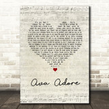 Smashing Pumpkins Ava Adore Script Heart Song Lyric Quote Music Print